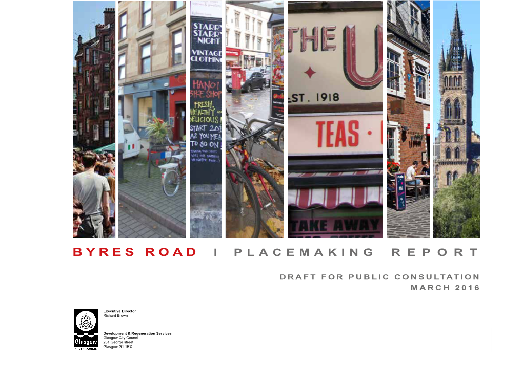 Byres Road Placemaking Report