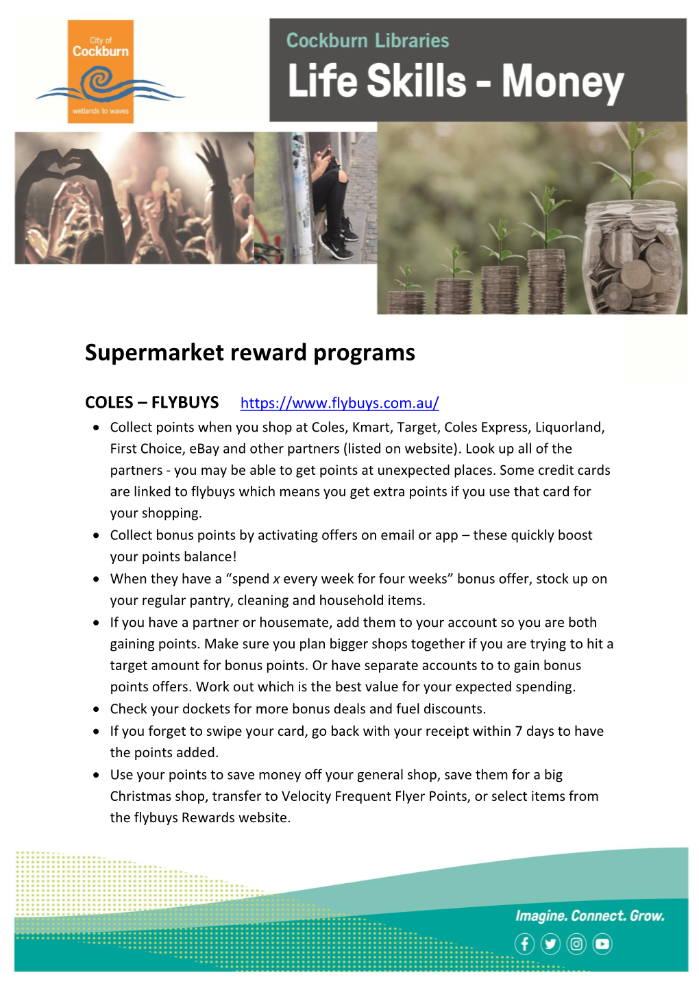 Supermarket Reward Programs