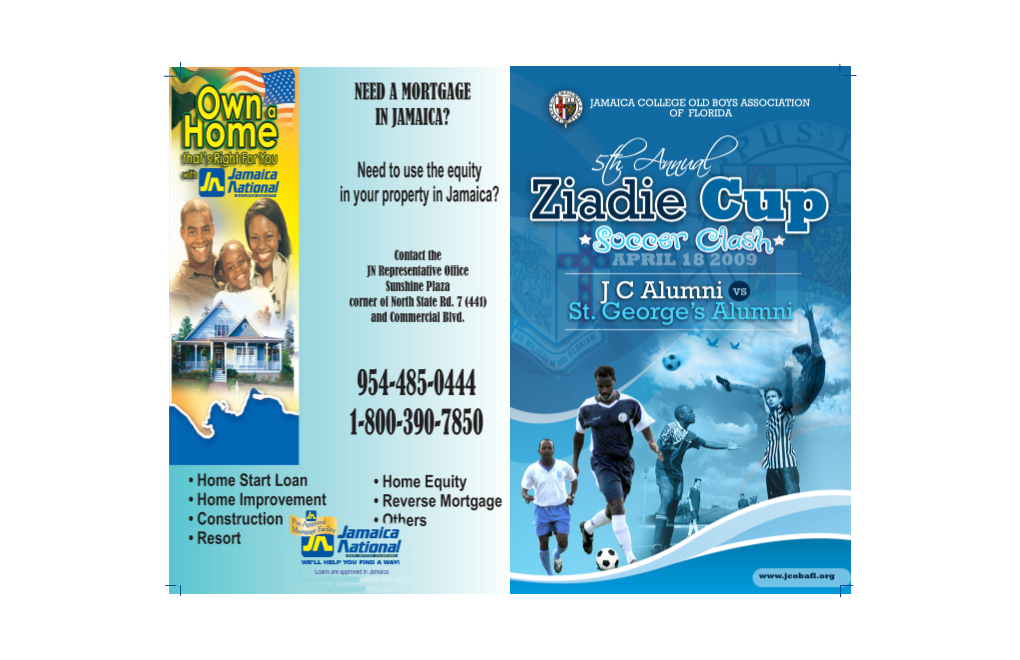 The 5Th Annual Ziadie Cup. Jamaica College and St. George's