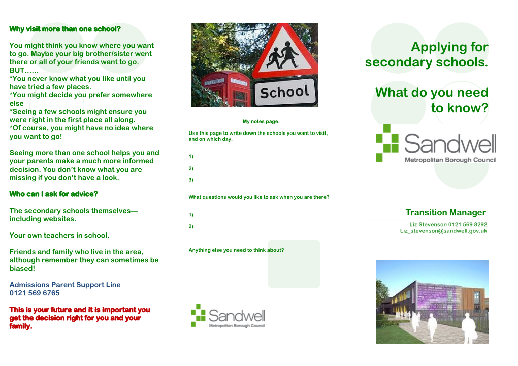 Applying for Secondary Schools. What Do You Need to Know?