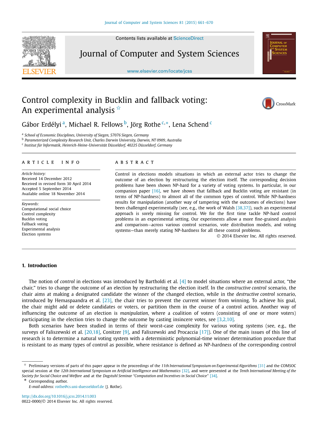 Control Complexity in Bucklin and Fallback Voting: an Experimental Analysis