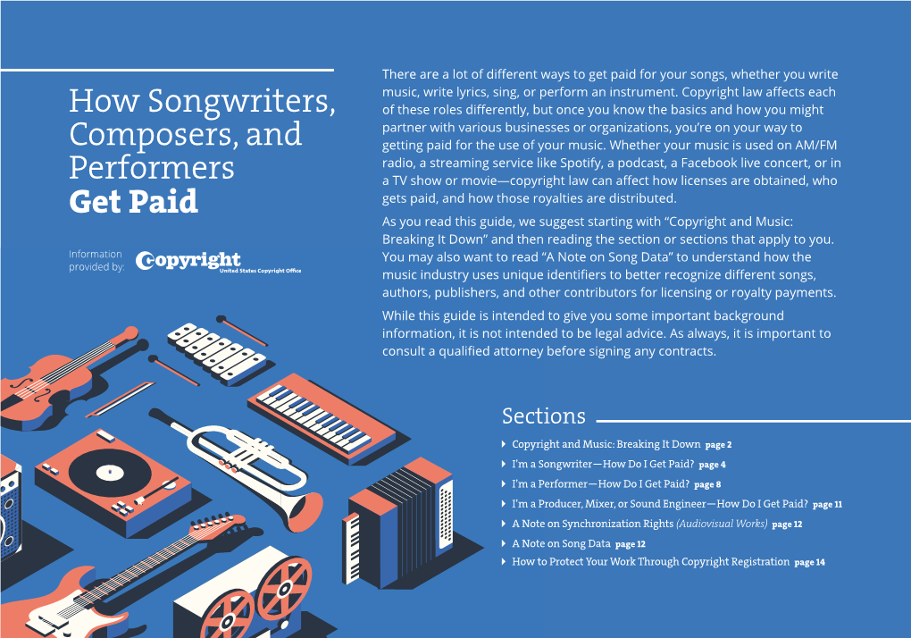 How Songwriters, Composers, and Performers Get Paid