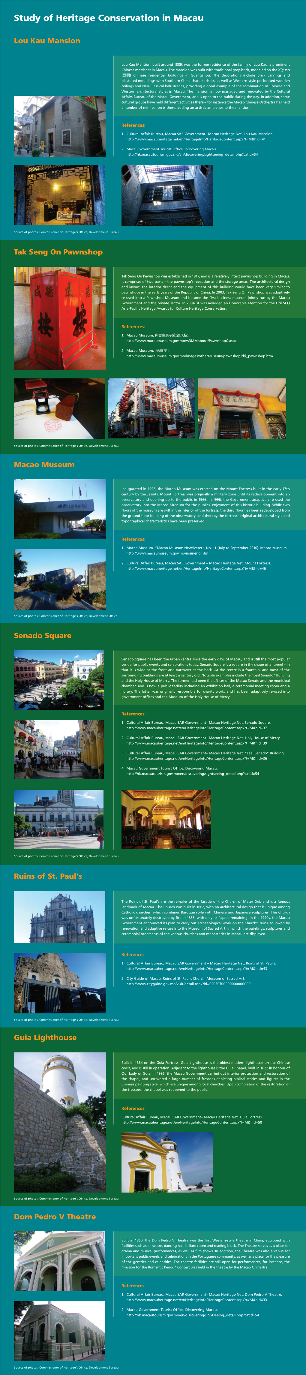 Study of Heritage Conservation in Macau