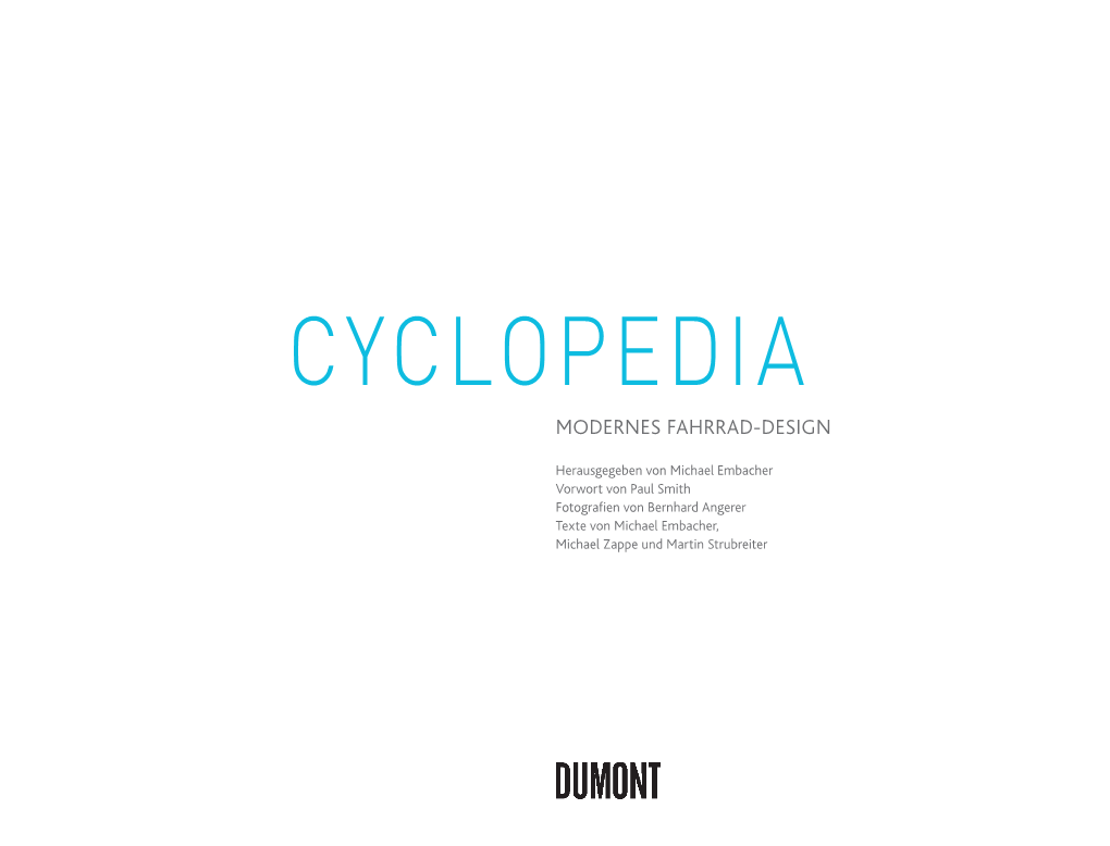 Cyclopedia Modernes Fahrrad-Design