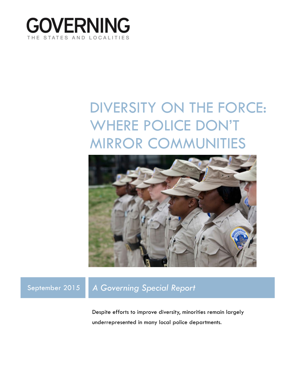 Police Diversity Report