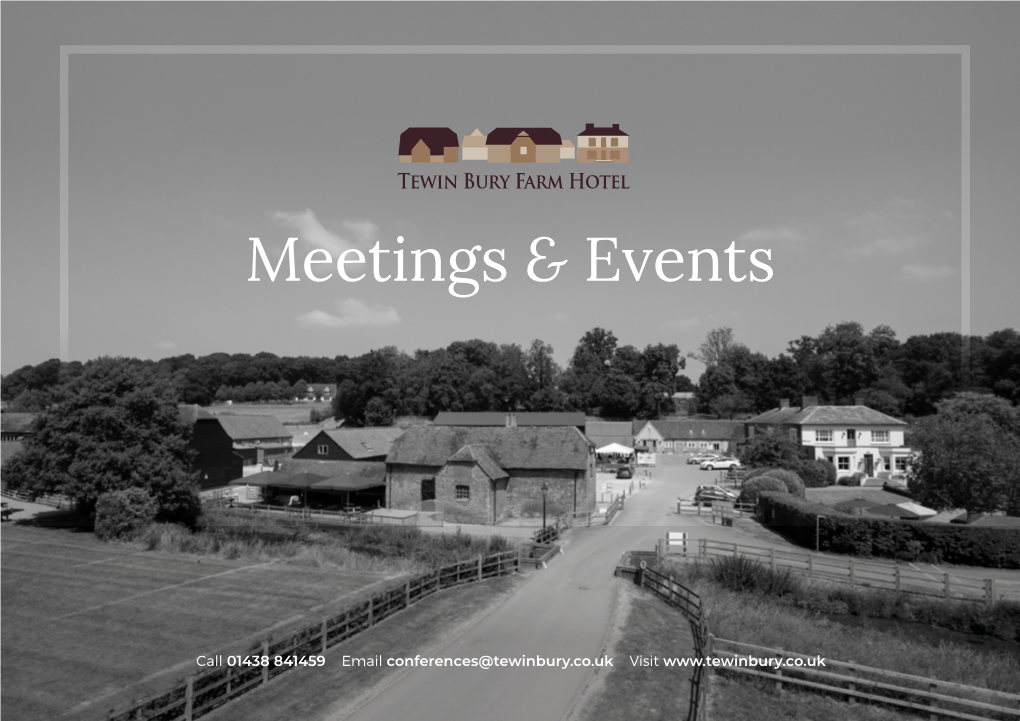 Meetings & Events