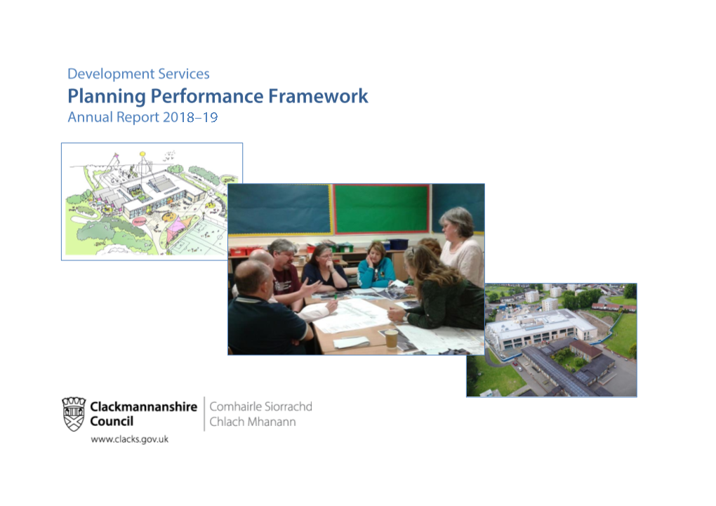 Clackmannanshire Council Planning Performance Framework for 2018