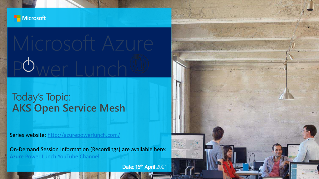 Microsoft Azure P Wer Lunch