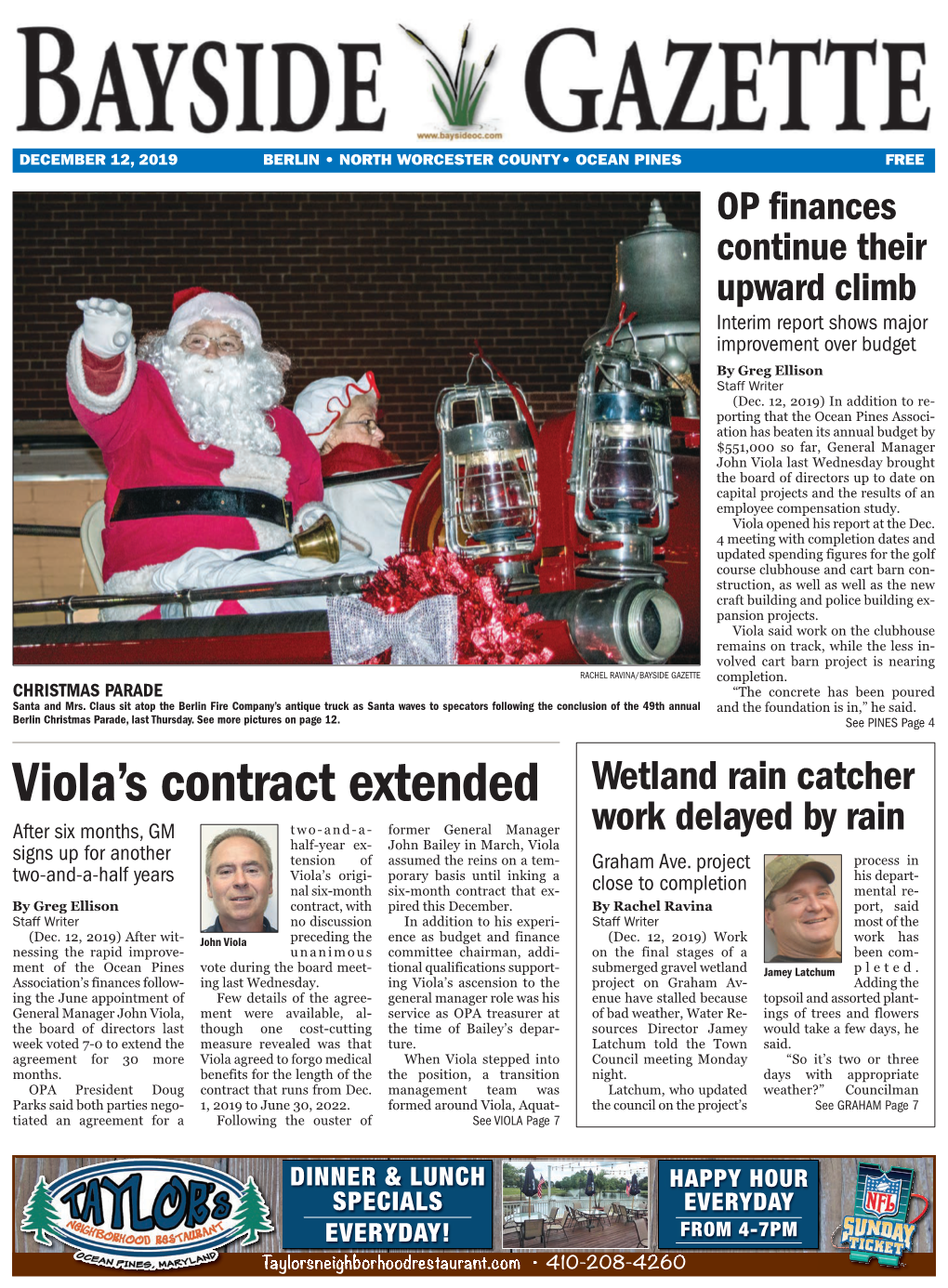 12/12/19 Bayside Gazette