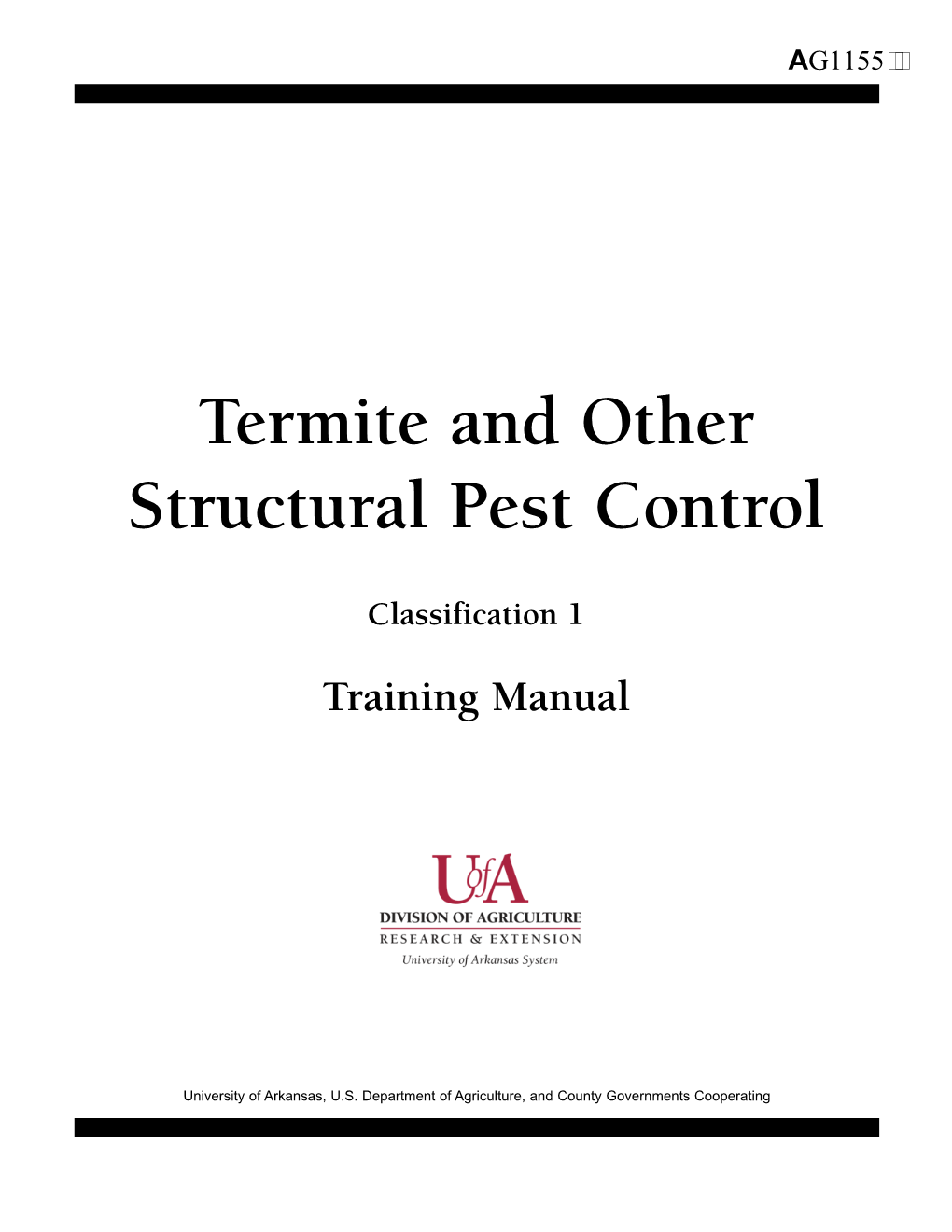 Termite and Other Structural Pest Control