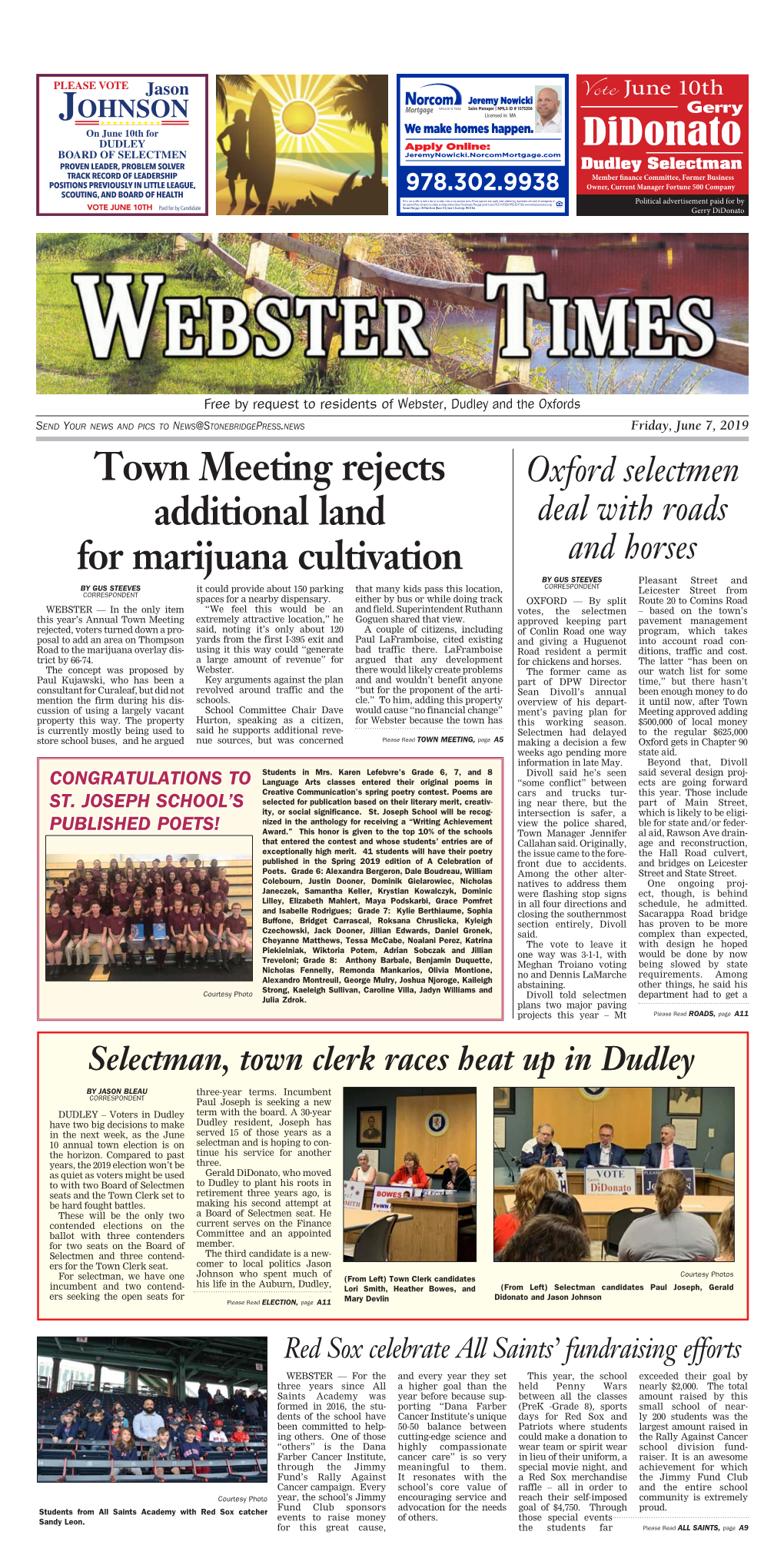 Town Meeting Rejects Additional Land for Marijuana Cultivation