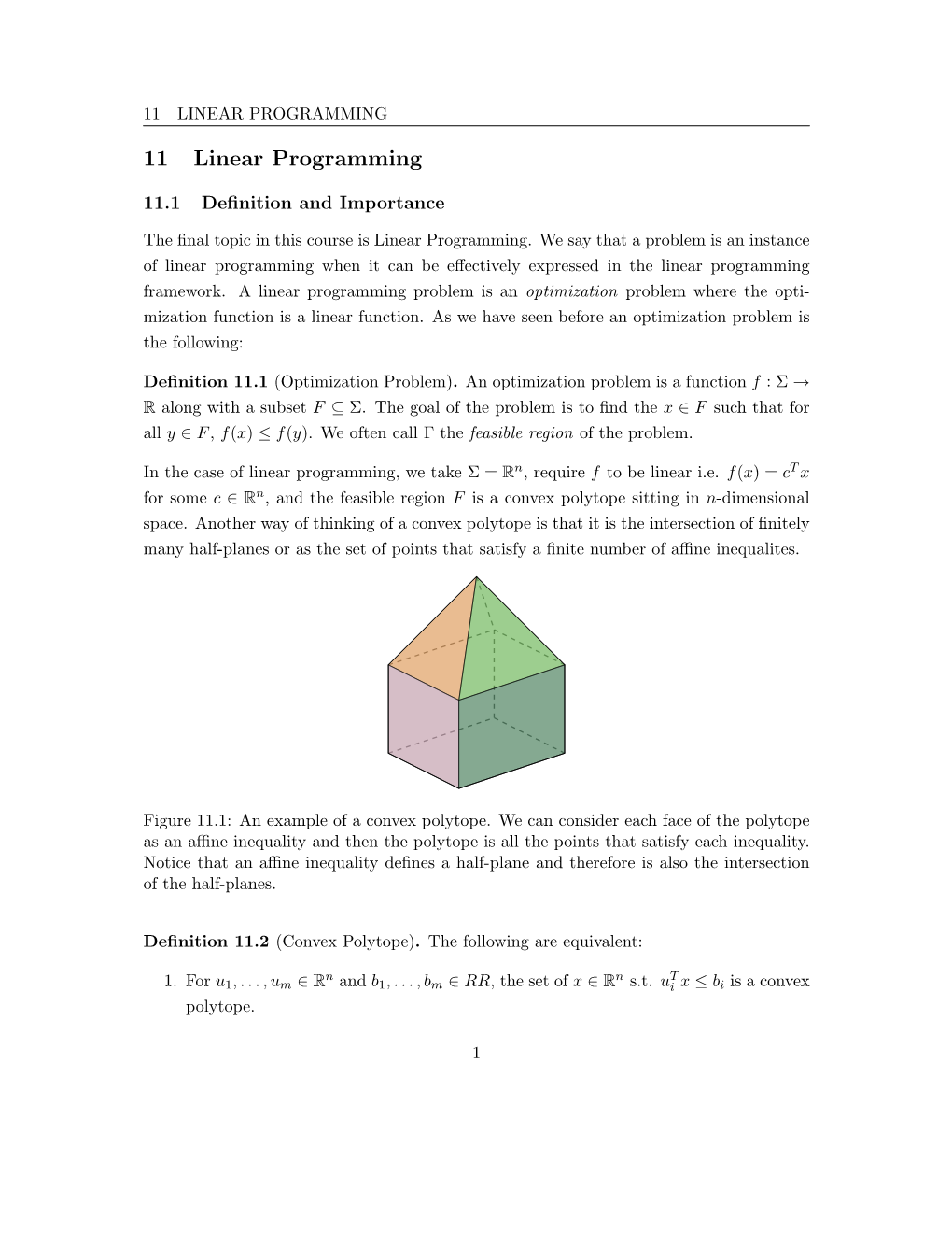 Linear Programming