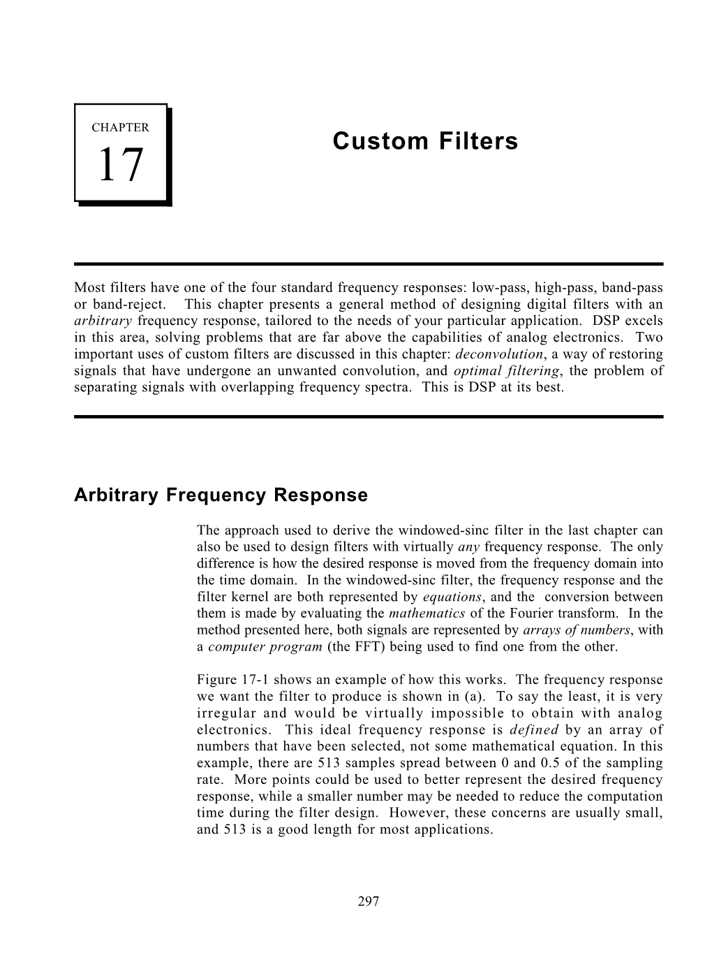 The Scientist and Engineer's Guide to Digital Signal Processing Custom