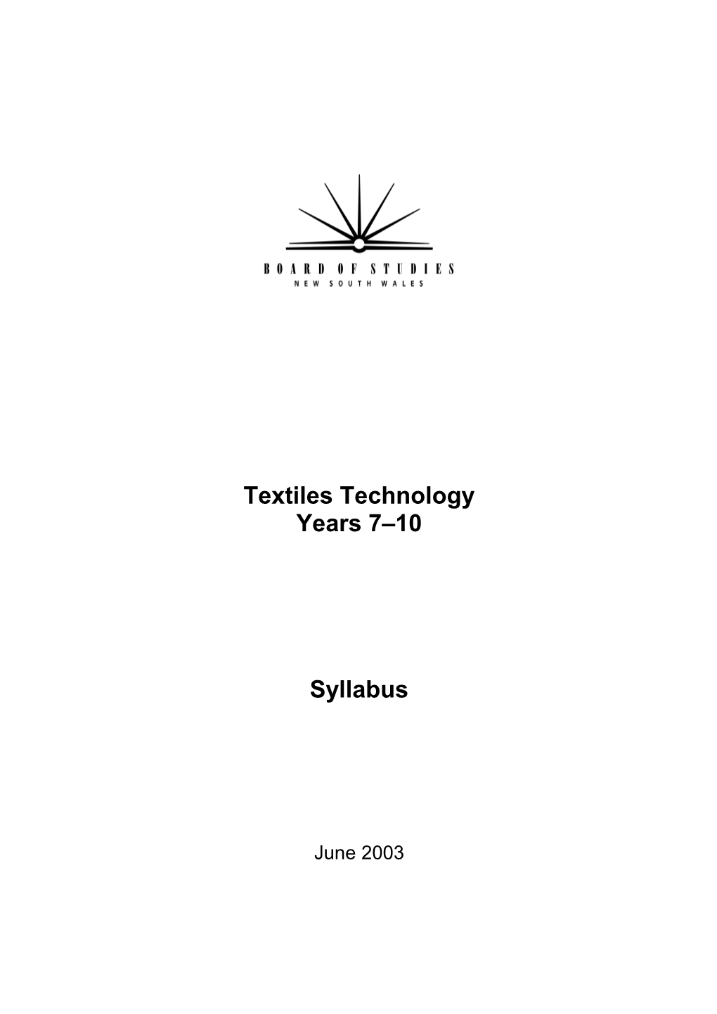 Textiles Technology