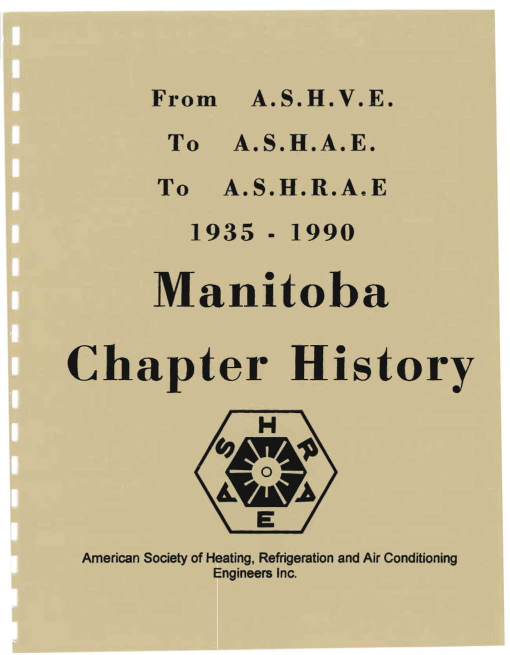 Manitoba Chapter History