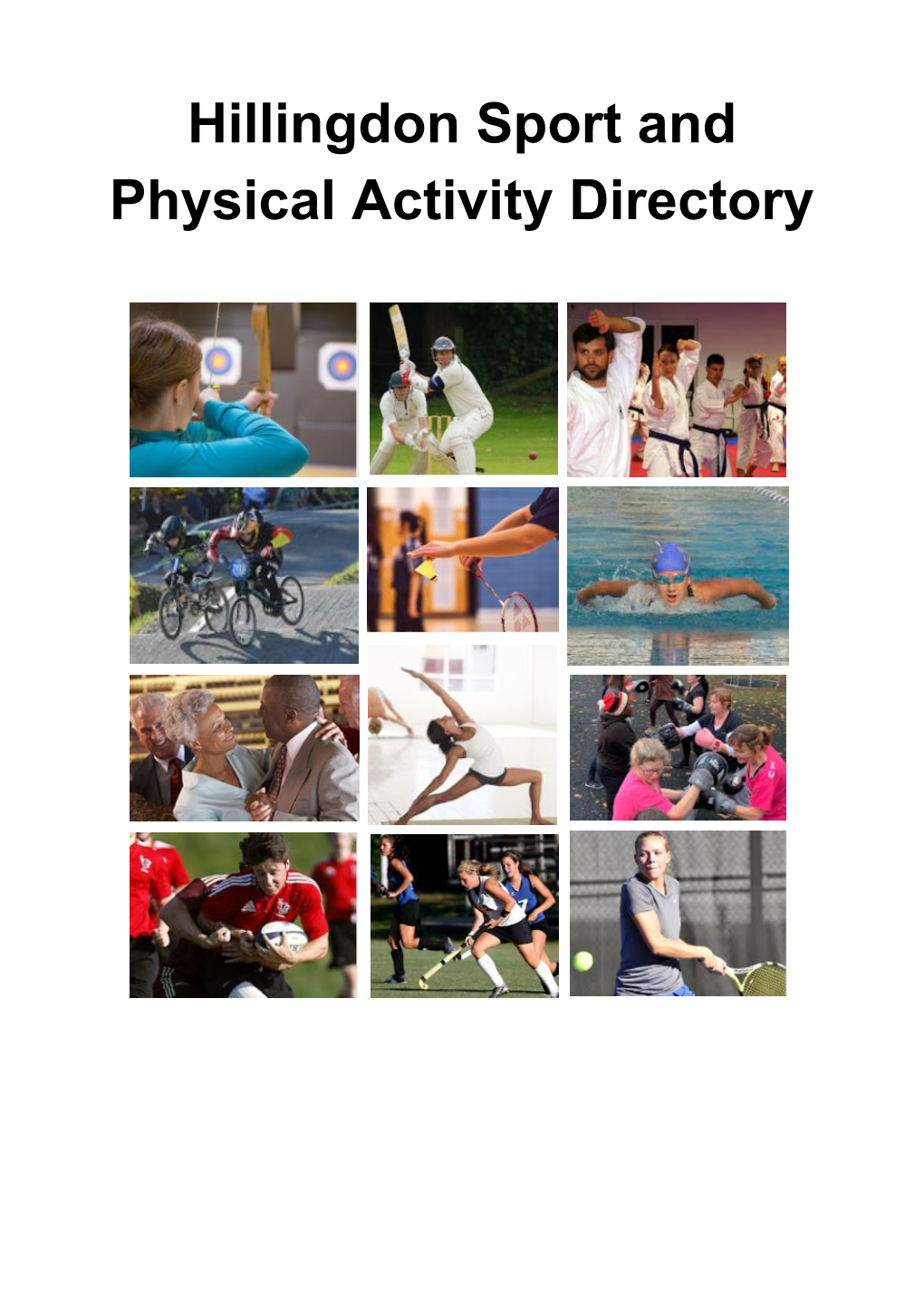Hillingdon Sport and Physical Activity Directory