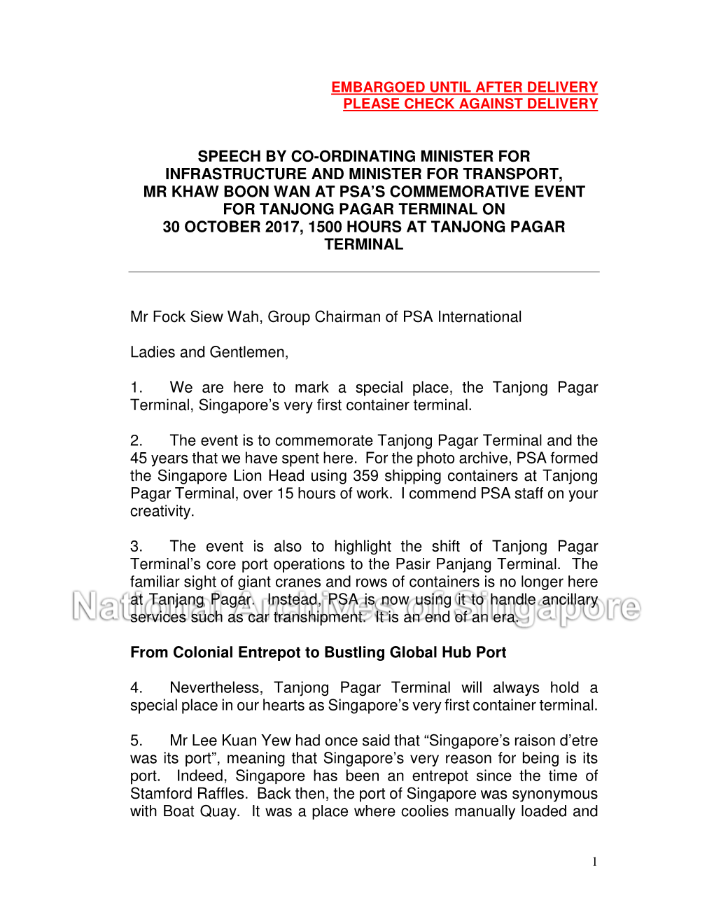 PSA COMMEMORATIVE EVENT for TANJONG PAGAR TERMINAL.Pdf