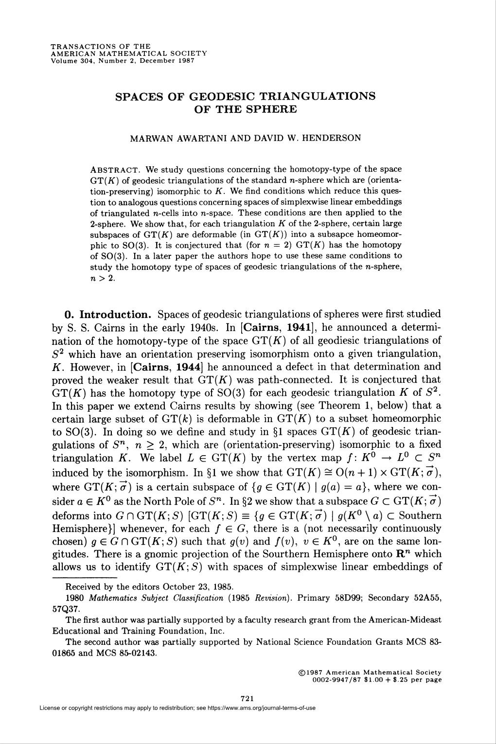 Spaces of Geodesic Triangulations of the Sphere