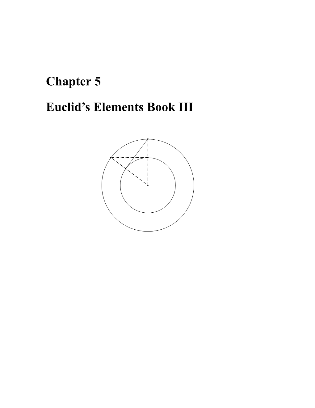Chapter 5 Euclid's Elements Book