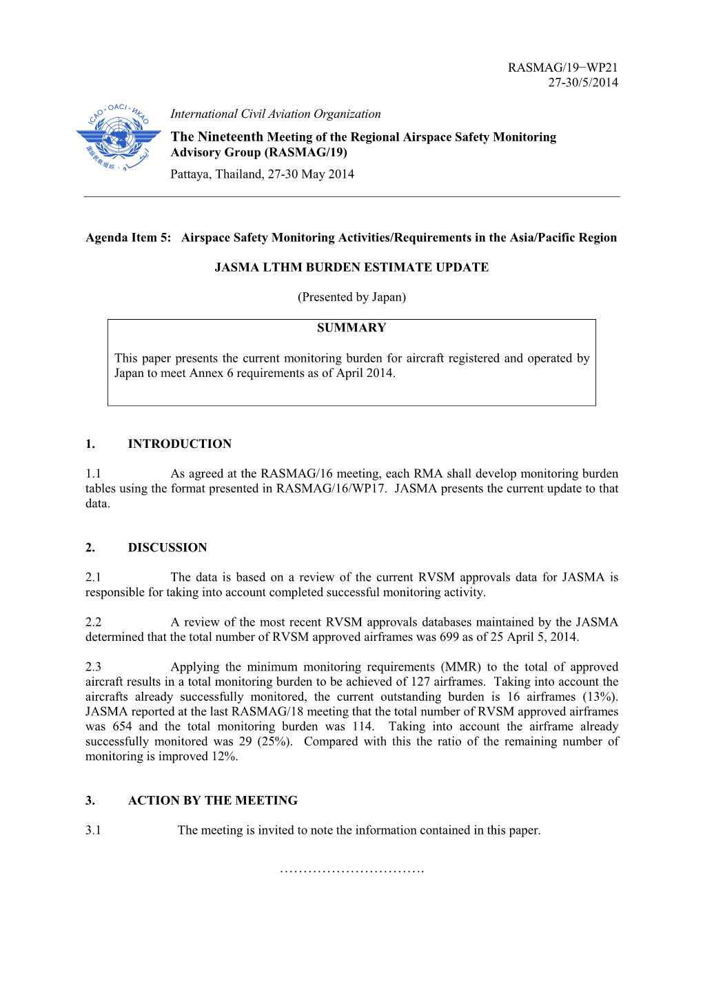 WP21 JASMA LTHM Burden Estimate Update (Japan).Pdf