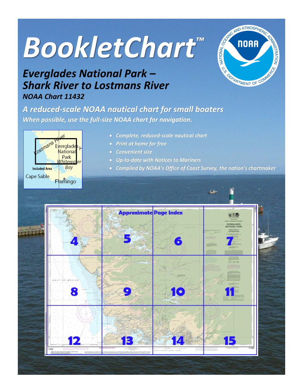 Bookletchart™ Everglades National Park – Shark River to Lostmans River NOAA Chart 11432