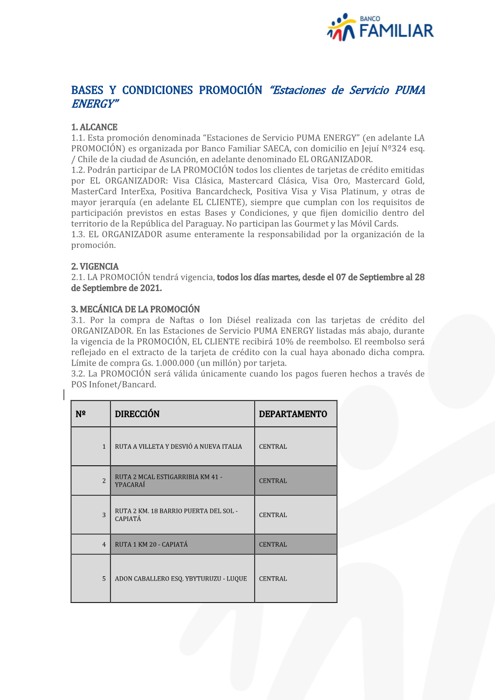 Estaciones De Servicio PUMA ENERGY”