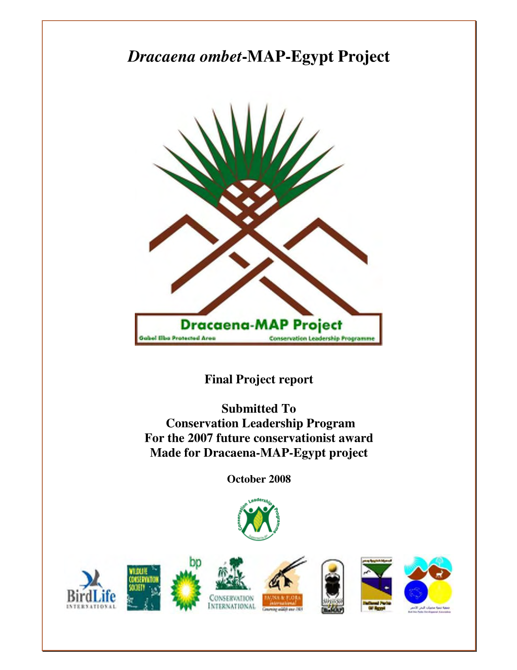 Dracaena Ombet-MAP-Egypt Project