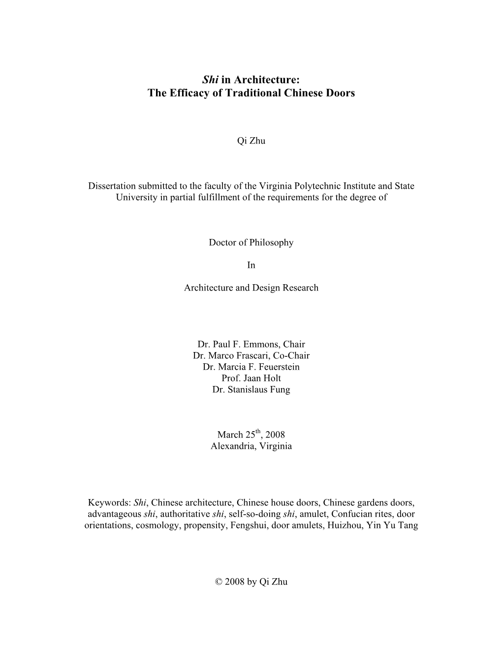 Cover Abstract Table of Contents
