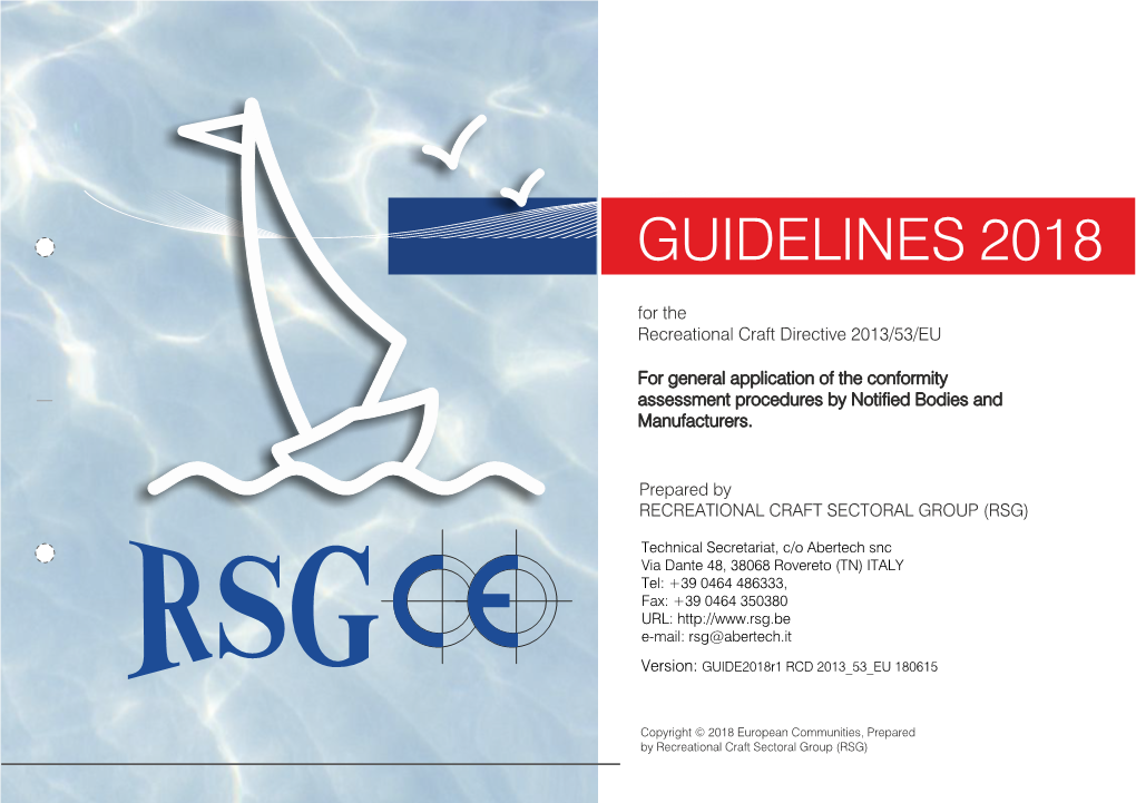 2018 RSG Guidelines