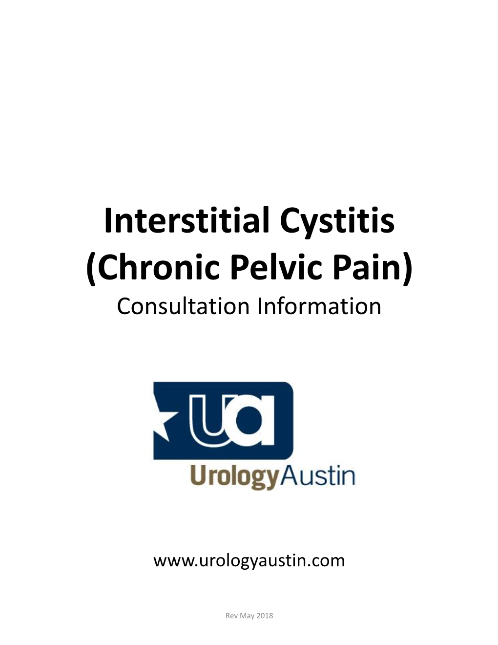 Interstitial Cystitis (Chronic Pelvic Pain) Consultation Information