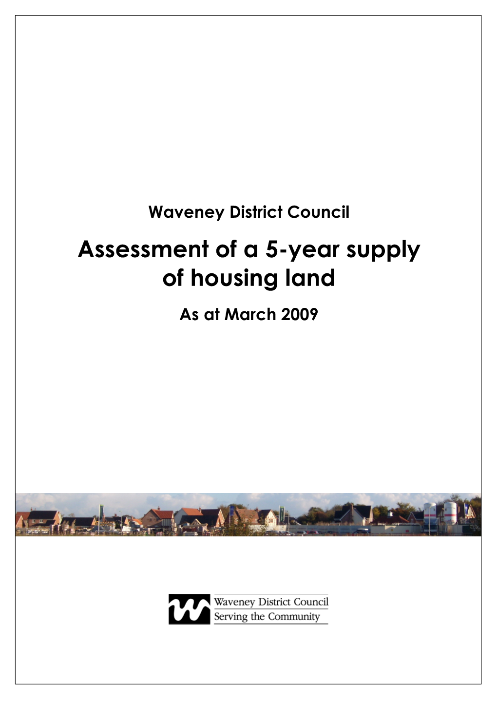 Assessment of a 5-Year Supply of Housing Land