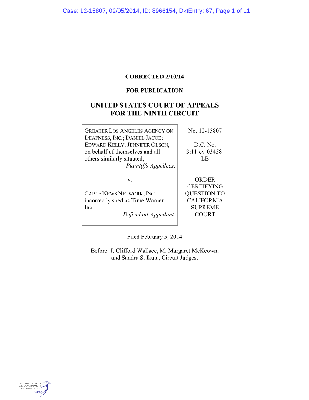 United States Court of Appeals for the Ninth Circuit