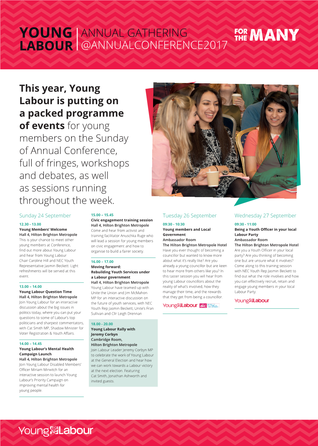 This Year, Young Labour Is Putting on a Packed Programme of Events For