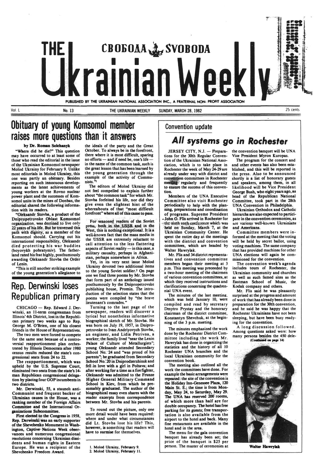 The Ukrainian Weekly 1982, No.13