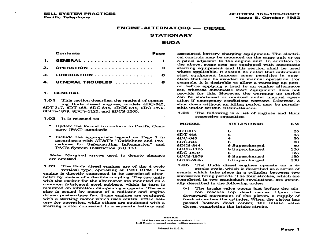 Engine-Alternators