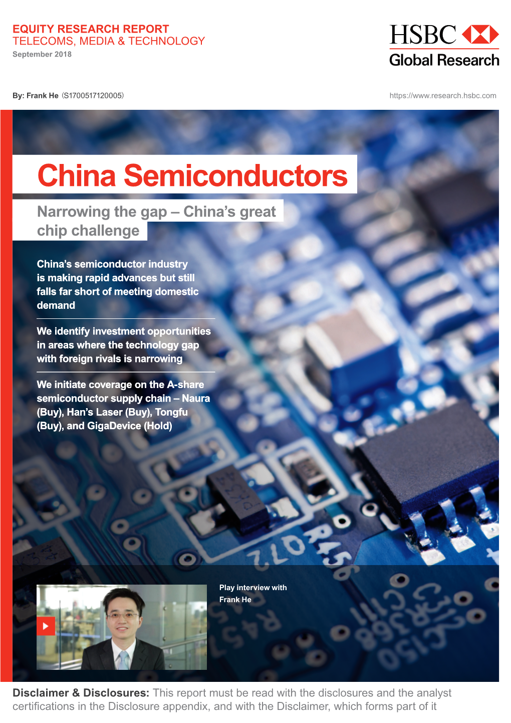 China Semiconductors Narrowing the Gap – China’S Great Chip Challenge