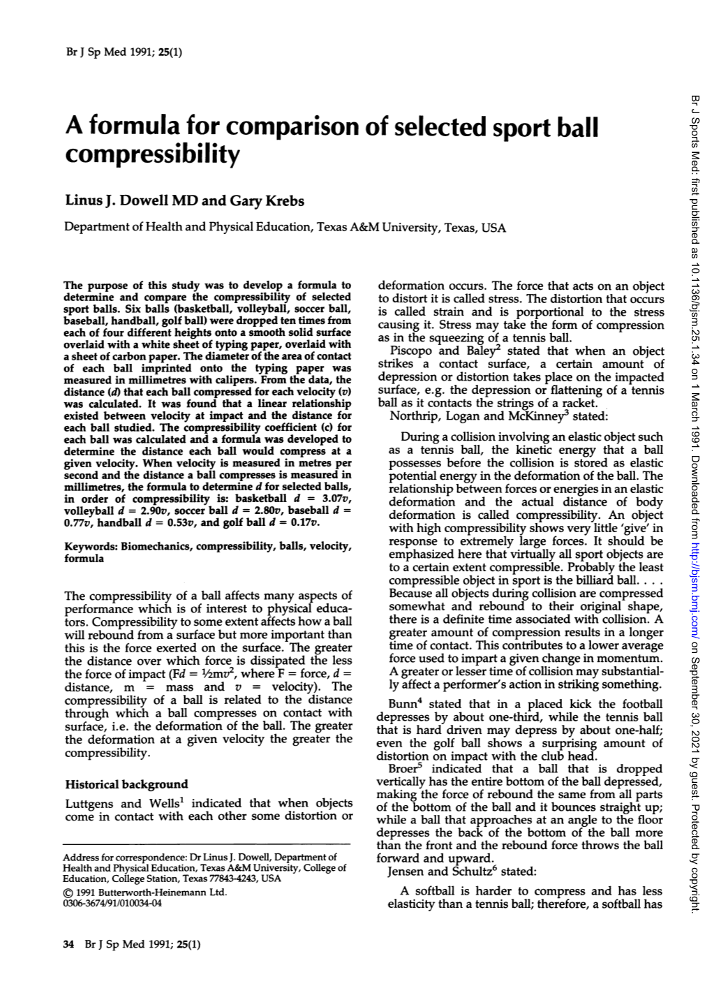 Compressibility