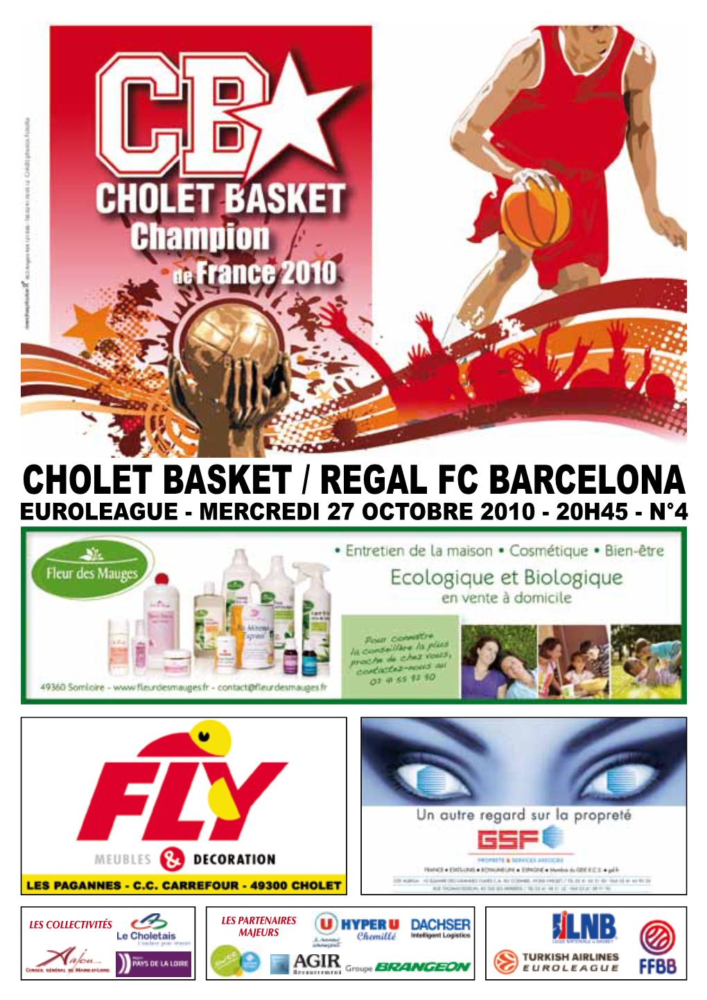 Cholet Basket / Regal Fc Barcelona Euroleague - Mercredi 27 Octobre 2010 - 20H45 - N°4