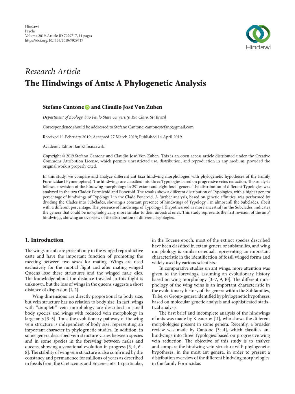 A Phylogenetic Analysis