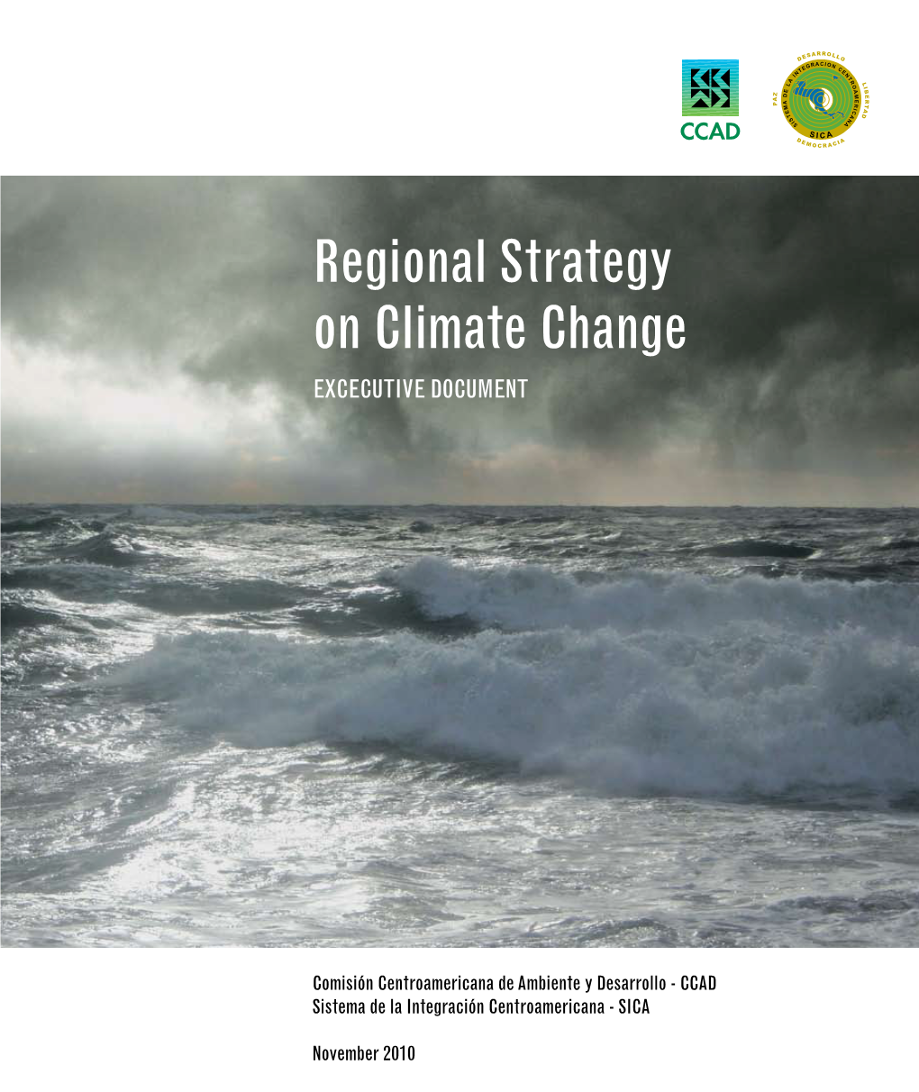 Regional Strategy on Climate Change EXCECUTIVE DOCUMENT