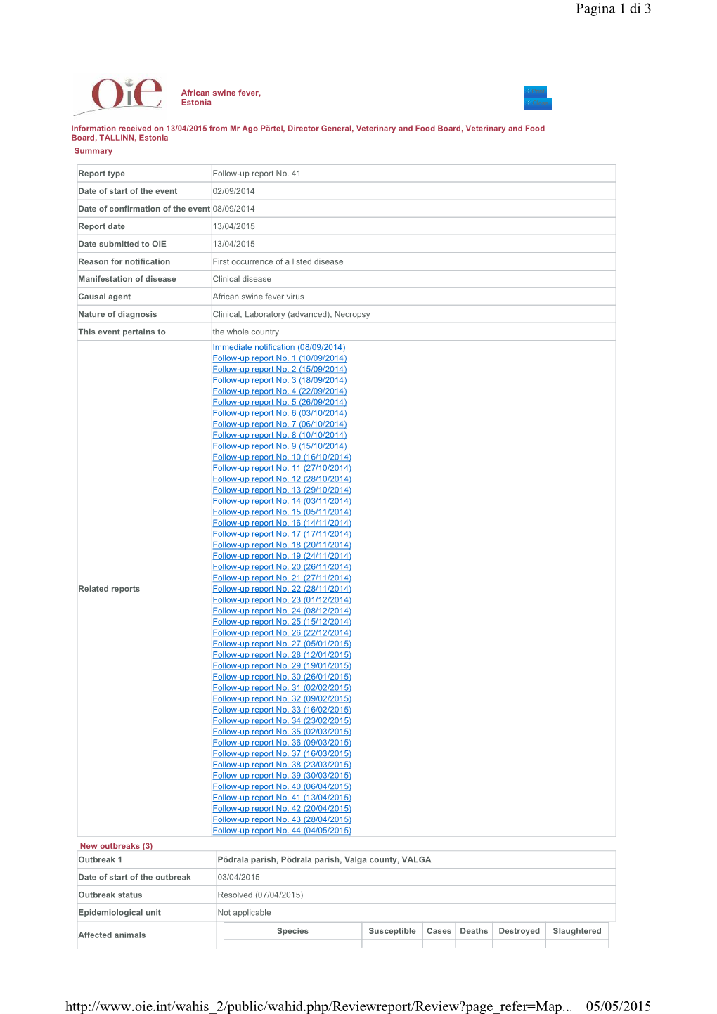 Pagina 1 Di 3 05/05/2015