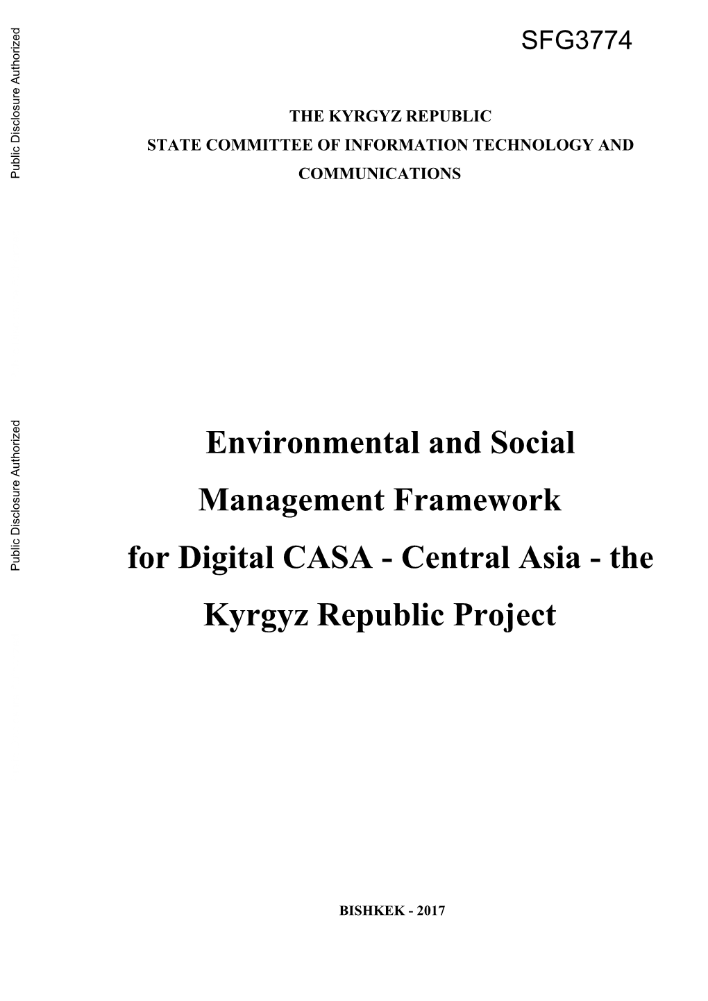 World Bank Document