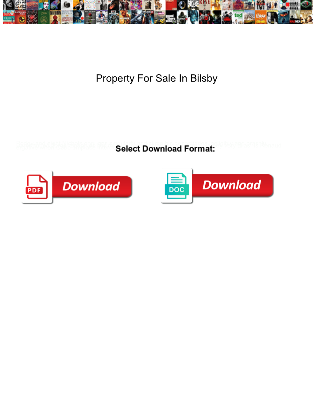 Property for Sale in Bilsby