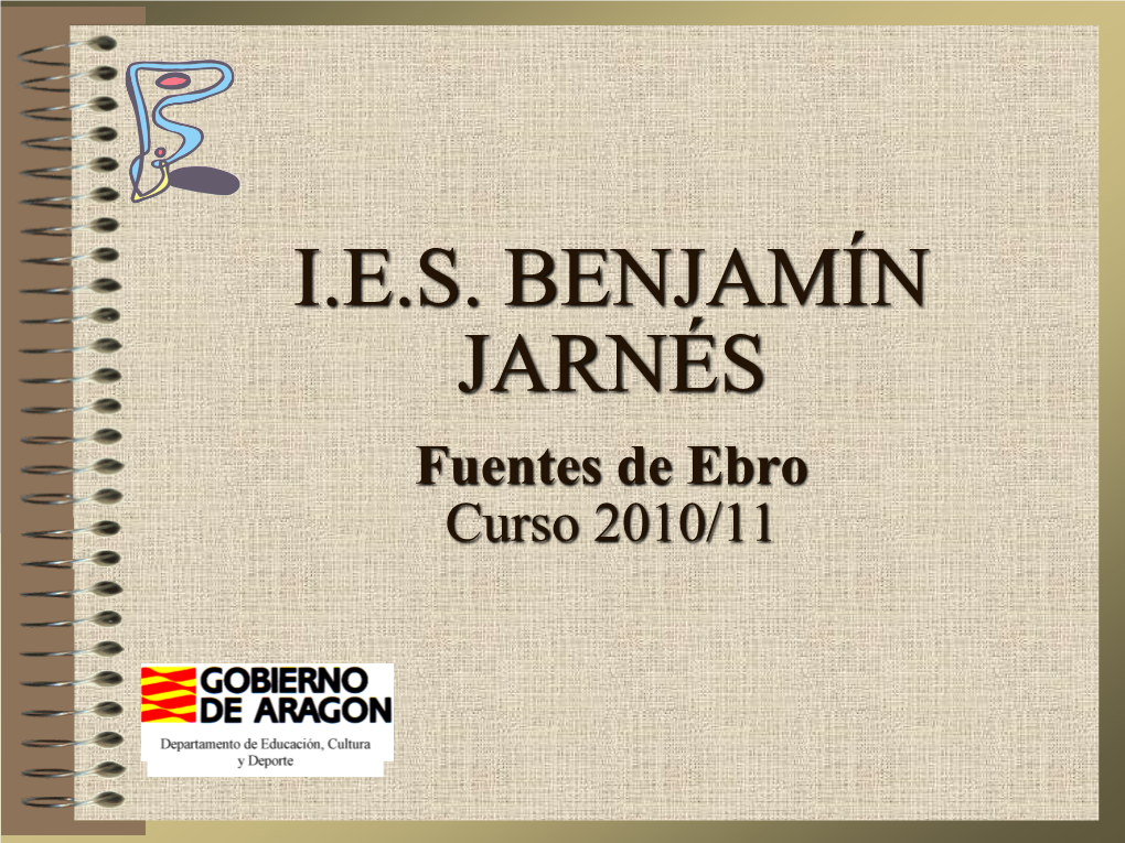 Presentación IES Benjamín Jarnés