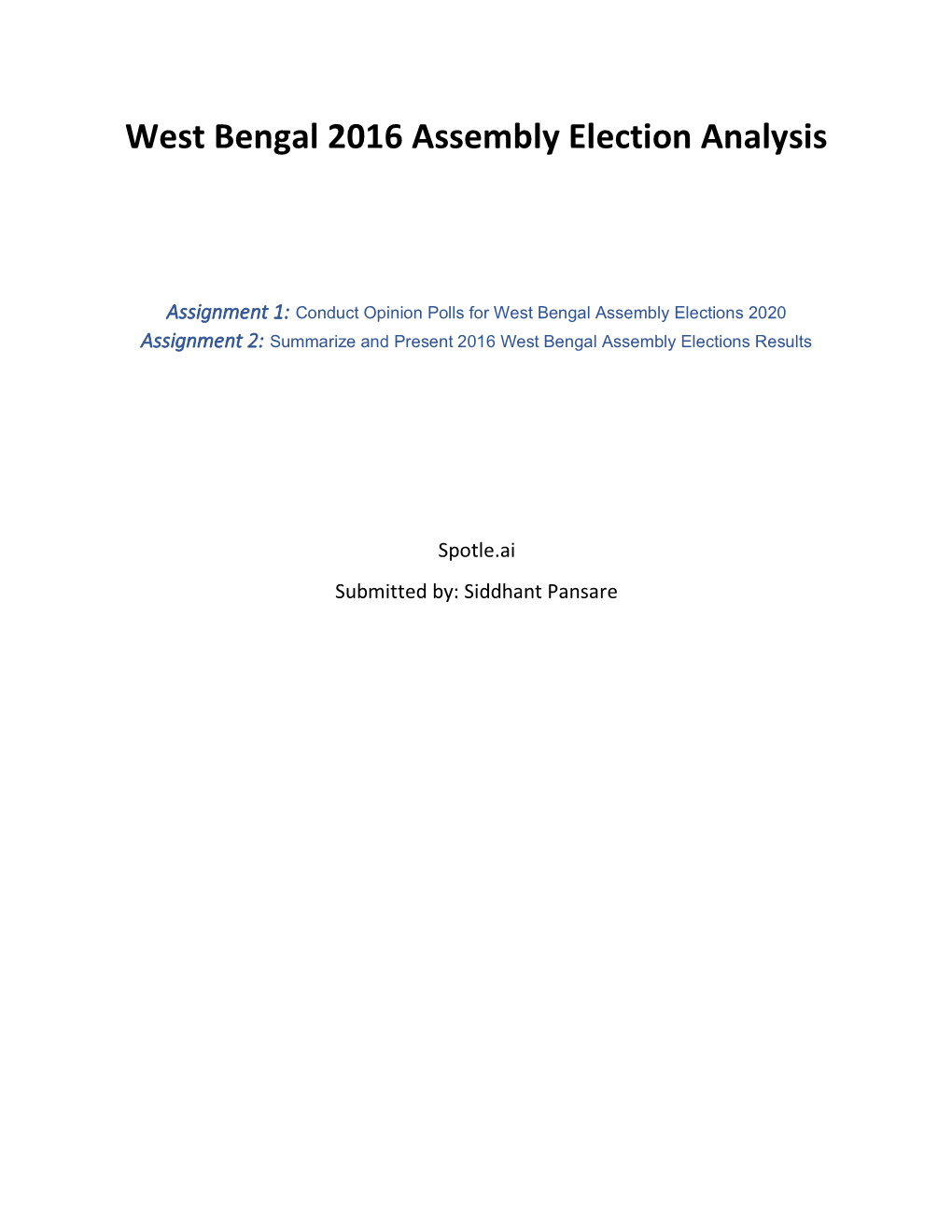 West Bengal 2016 Assembly Election Analysis