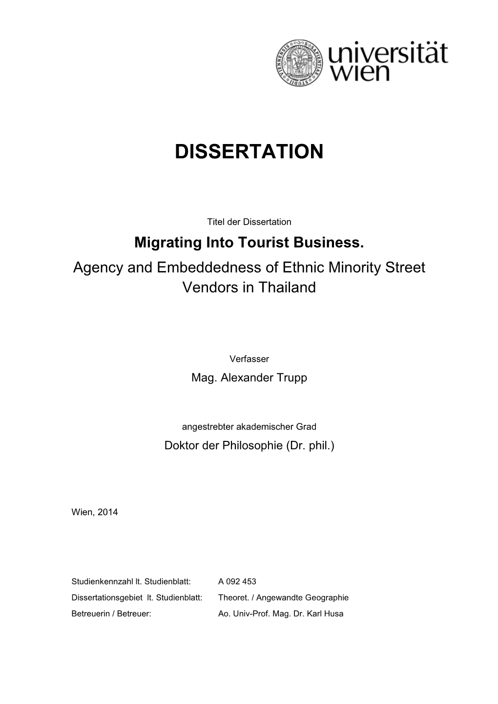 Dissertation