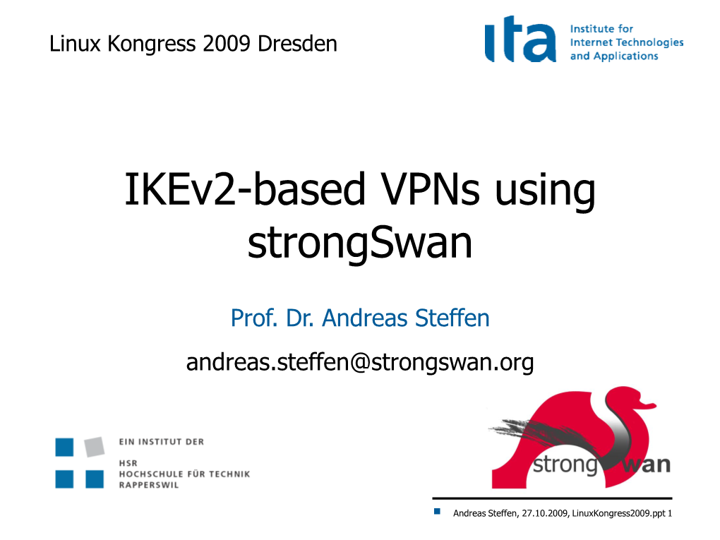 The New Ikev2 VPN Solution