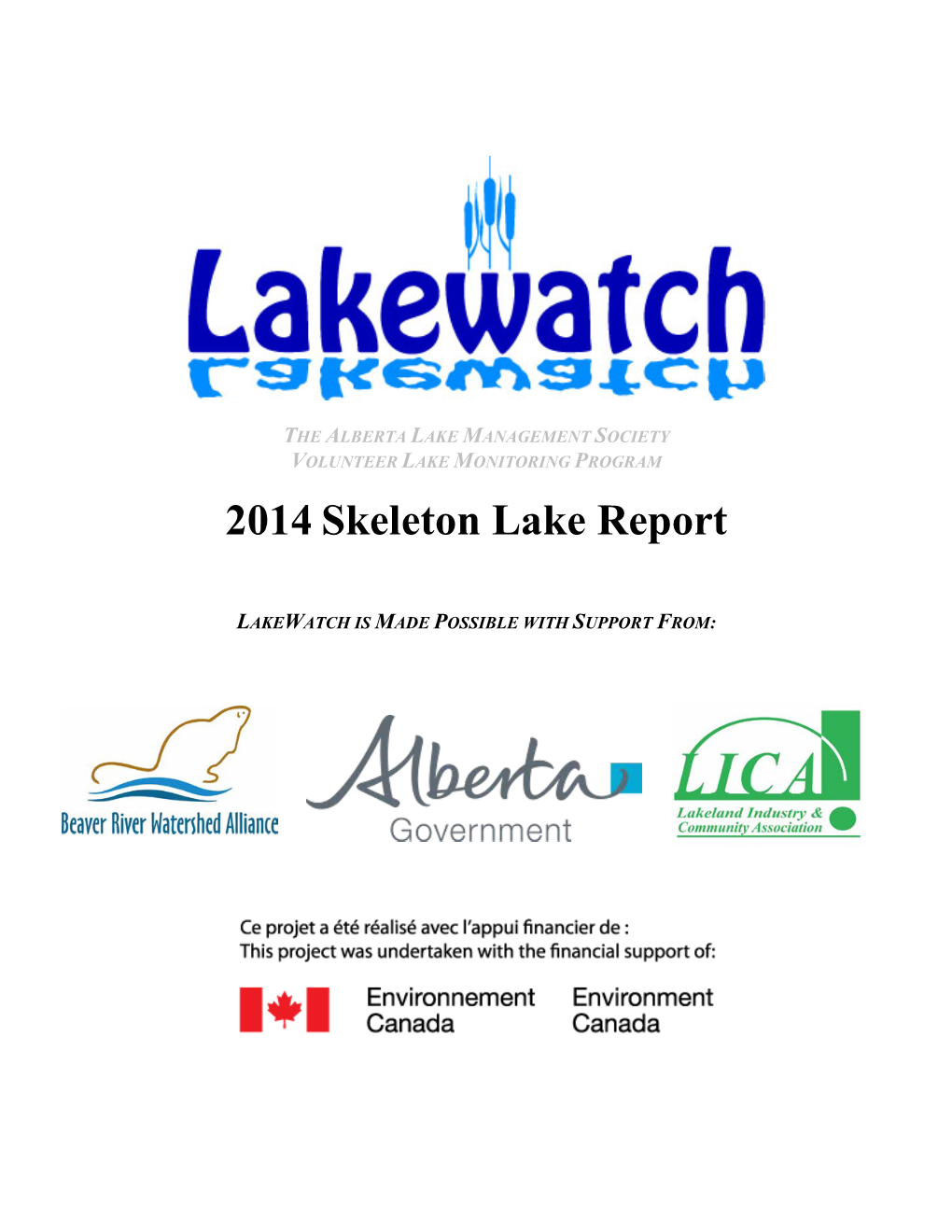 2014 Skeleton Lake Report