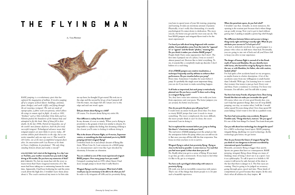 The Flying Man and Learning