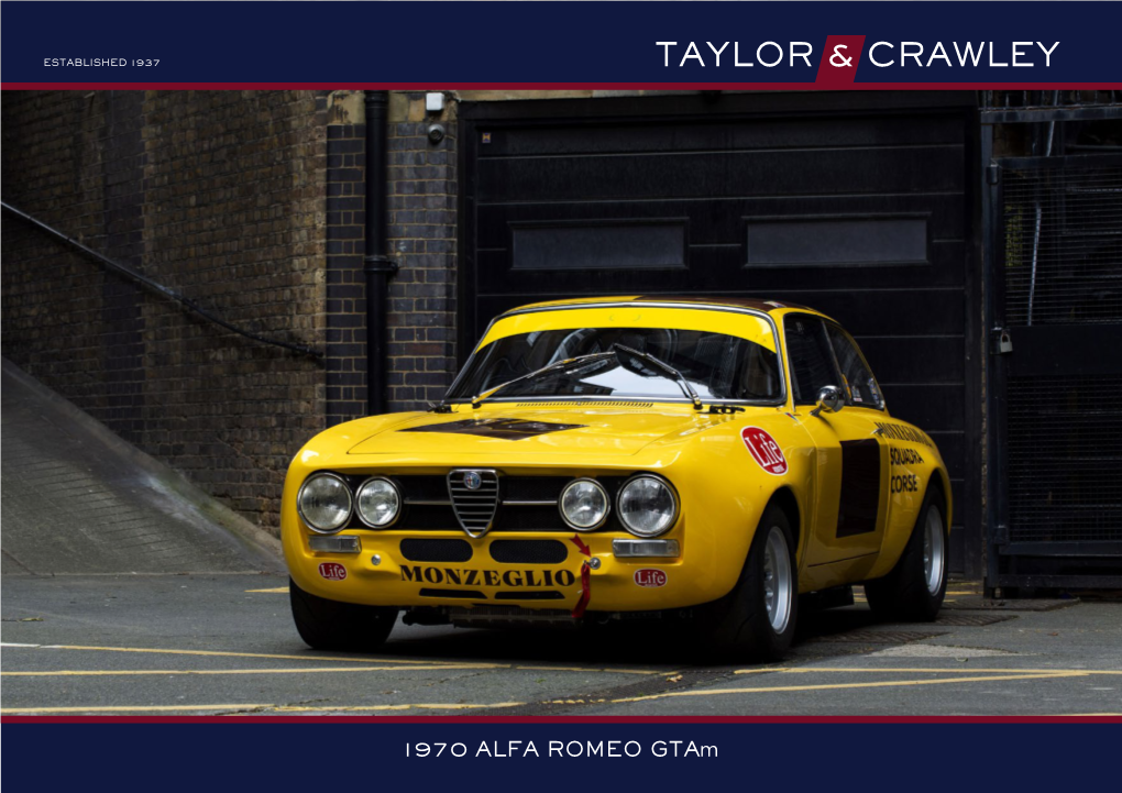 1970 ALFA ROMEO Gtam